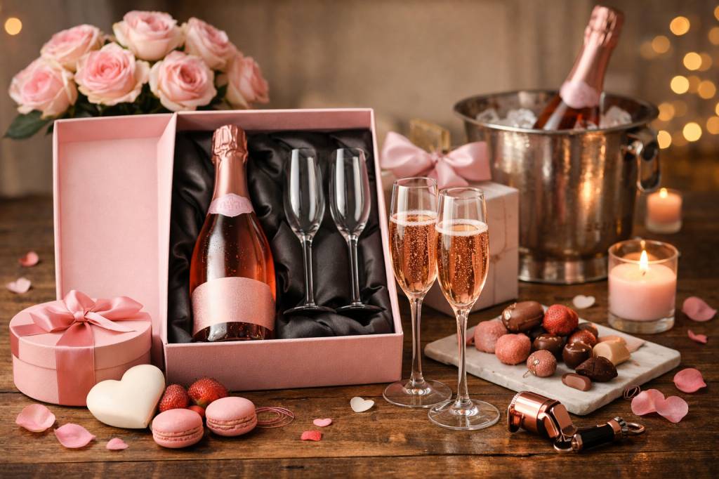 Idées de cadeaux autour du champagne rosé : coffrets, accessoires et attentions originales pour toutes les occasions